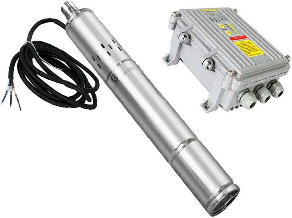 3 “DC bomba de agua solar bomba sumergible bomba de pozo profundo MPPT controlador 36V 400W 1600LH