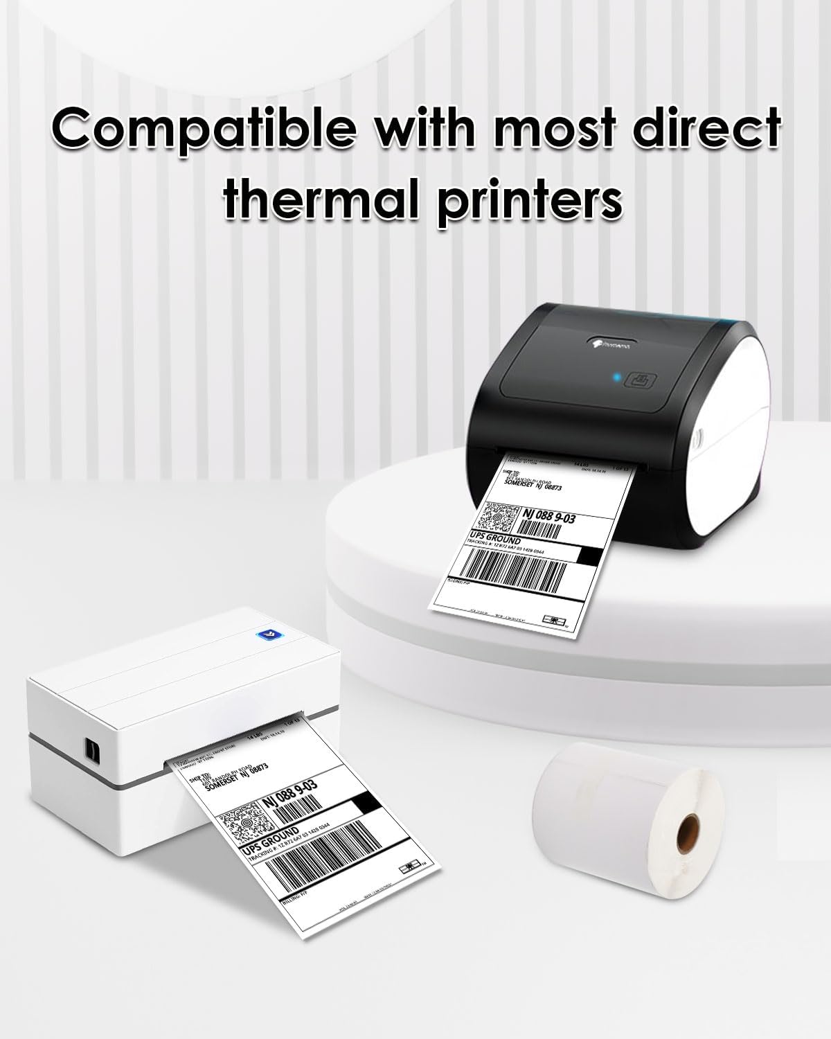 iEager Etiqueta térmica, etiquetas térmicas directas de 4 x 6 pulgadas (rollo, 500 etiquetas)