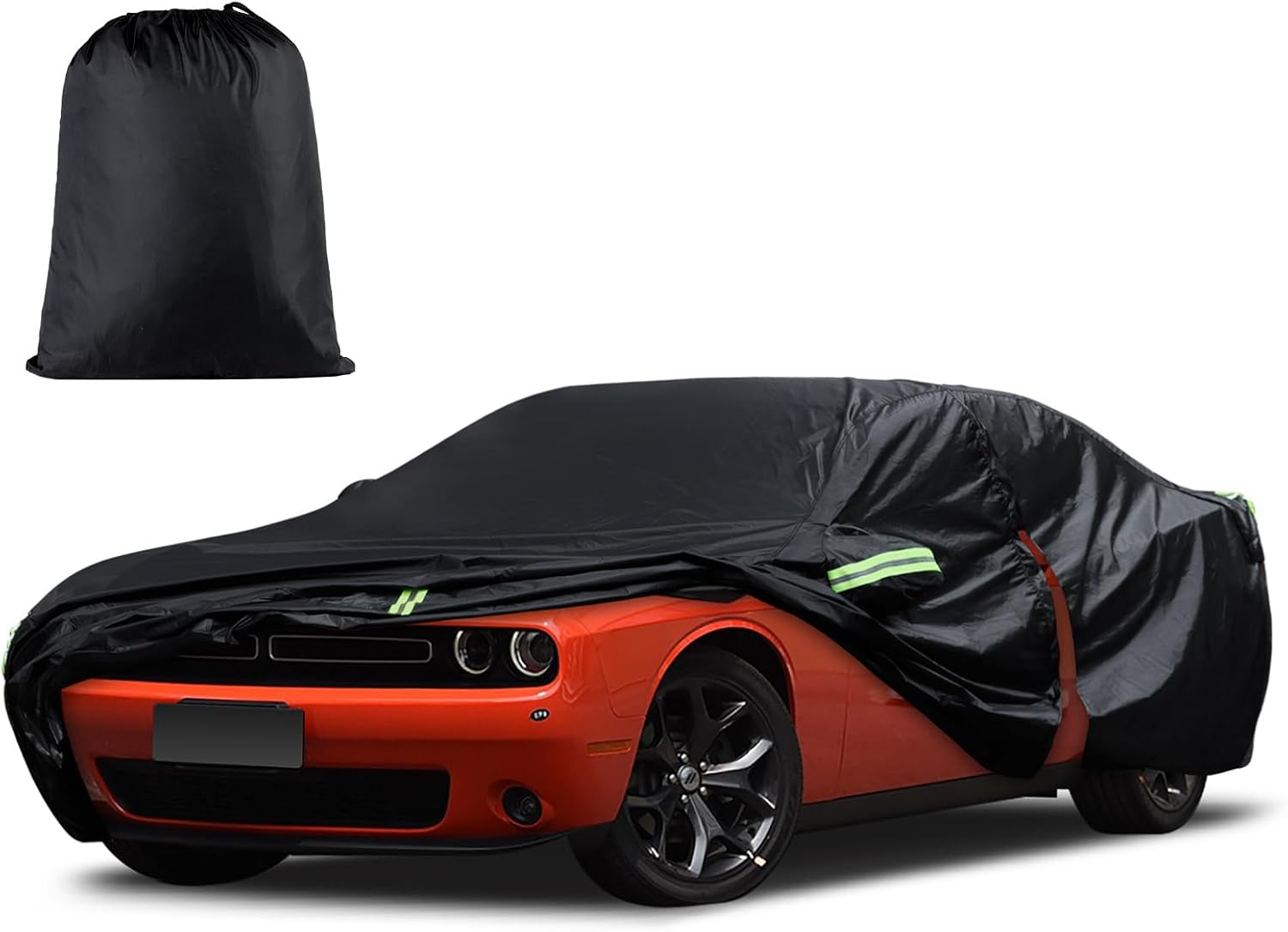 Funda de coche personalizada para Dodge Challenger 2008-2023, impermeable para todo tipo de clima, cubierta exterior completa, protector de lluvia,