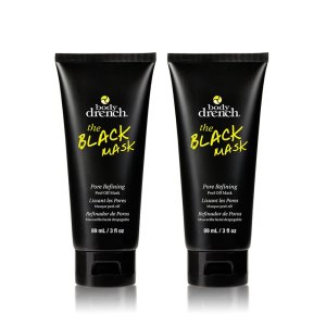Body Drench The Black Mask, mascarilla facial de refinación de poros, paquete de 2 Body Drench The Black Mask, mascarilla facial de refinación de poros, paquete de 2
