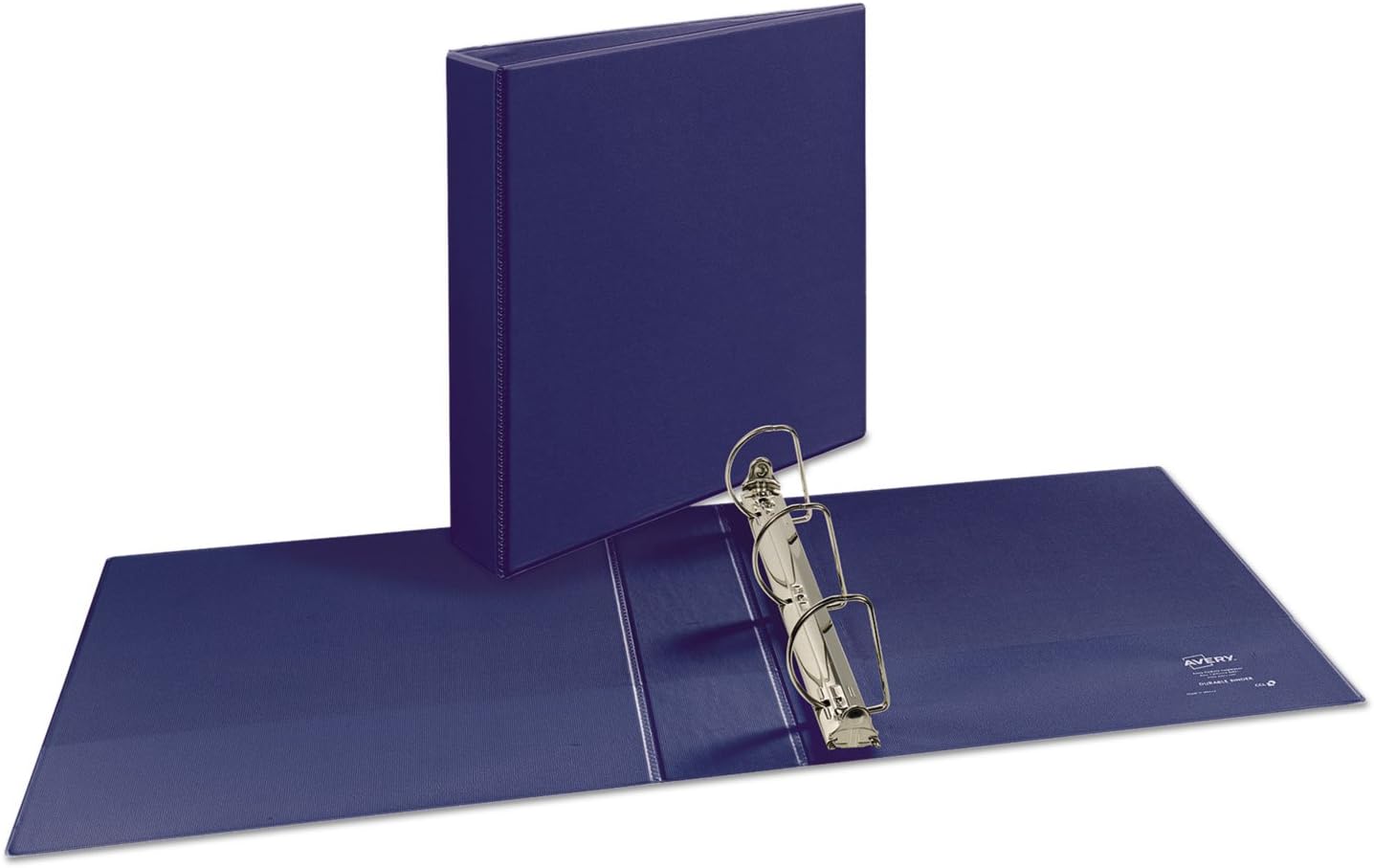 Avery 17034 – Carpeta con anillo Ez-Turn con cuatro bolsillos, tapa de 2 pulgadas, azul marino