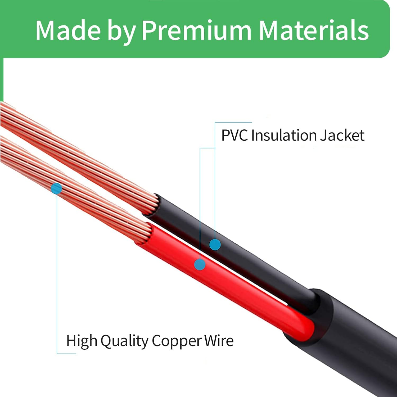 Security-01 3M – Cable de extensión de alimentación CC de 10 pies de 0.217 in x 0.083 in, para cámara de CCTV, cámara IP WiFi, DVR, tira LED,