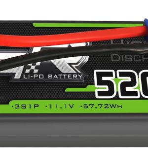 OVONIC 3S Lipo Batería 50C 5200mAh 11.1V Lipo Batería con conector EC3 para 18 110 RC Coche Camión Barco Vehículos