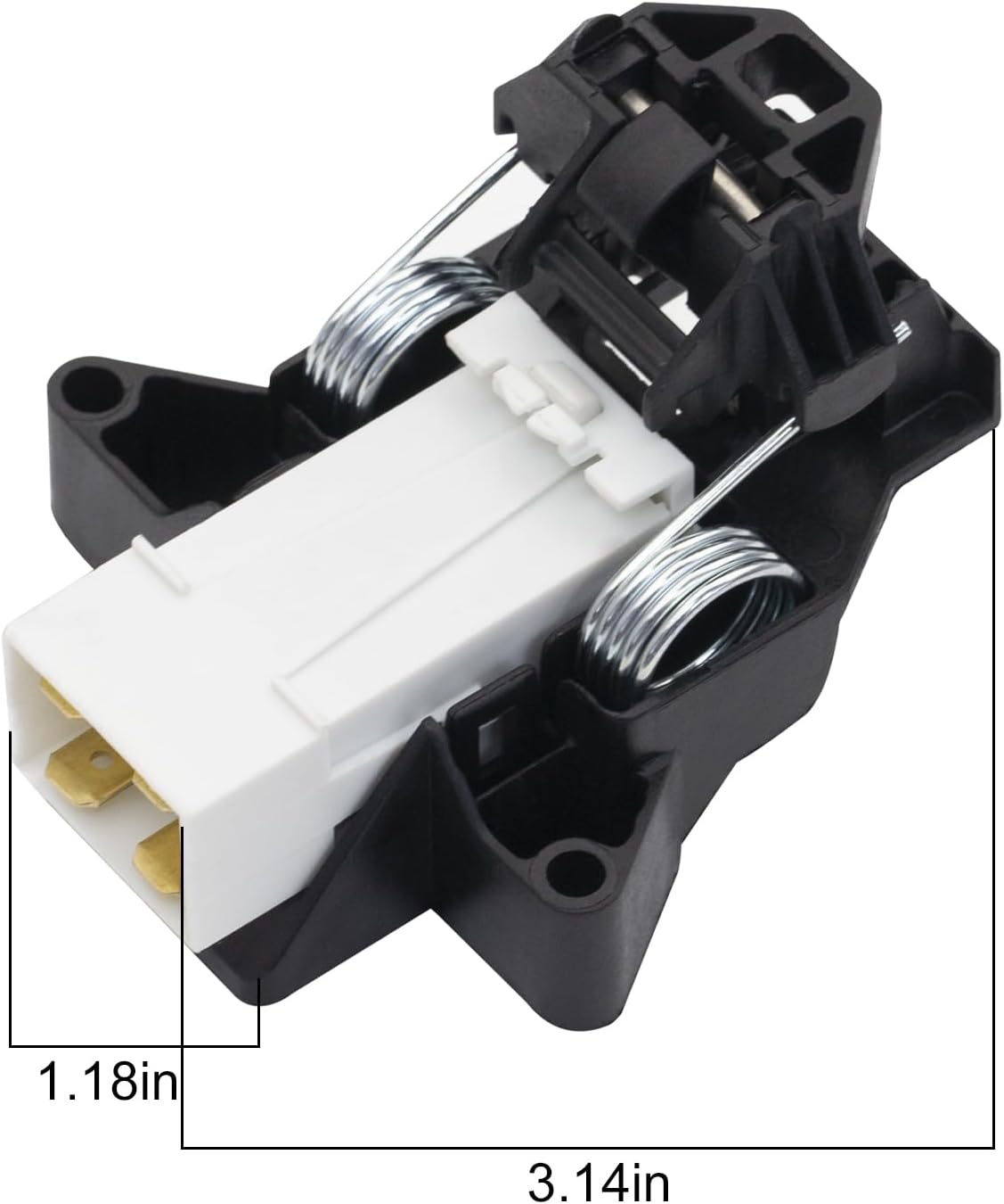 Pestillo de puerta para lavavajillas 5304516818 compatible con Frigidaire, Crosley, Ikea, Kenmore Kit de pestillo para lavavajillas reemplazado