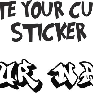 Graffiti – Adhesivo decorativo para pared, calcomanía de pared personalizada, calcomanía de nombre para pared, calcomanía de pared con nombre Graffiti – Adhesivo decorativo para pared, calcomanía de pared personalizada, calcomanía de nombre para pared, calcomanía de pared con nombre