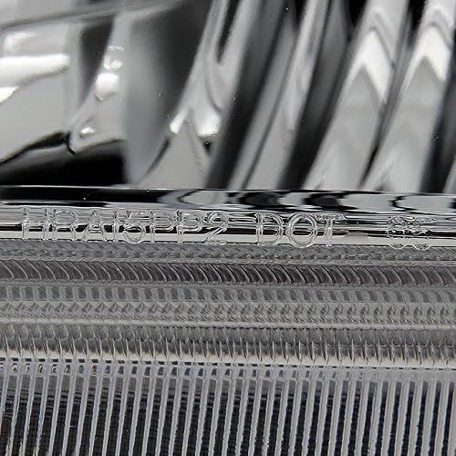 Faros de cristal claro para SUV Chevy Equinox, luz delantera de reemplazo, par de faros izquierda + derecha