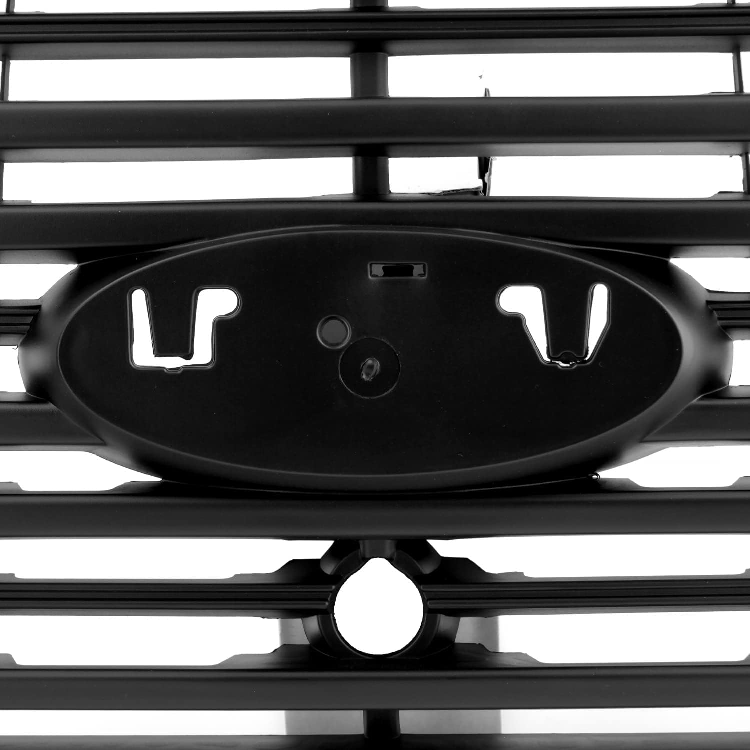 AKKON – Compatible con Ford Transit 150250350350350HD 2015-2019 Parachoques delantero superior Rejilla central de repuesto cromadonegro
