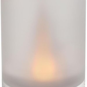 Sharper Image VOTIV 7 Humidificador ultrasónico con luz de vela sin llama, controles táctiles, niebla fría, apagado automático, humidificación sin Sharper Image VOTIV 7 Humidificador ultrasónico con luz de vela sin llama, controles táctiles, niebla fría, apagado automático, humidificación sin