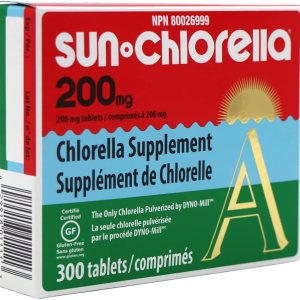 Sun Chlorella USA Chlorella 200 miligramos – 300 pestañas (paquete de 2) Sun Chlorella USA Chlorella 200 miligramos – 300 pestañas (paquete de 2)