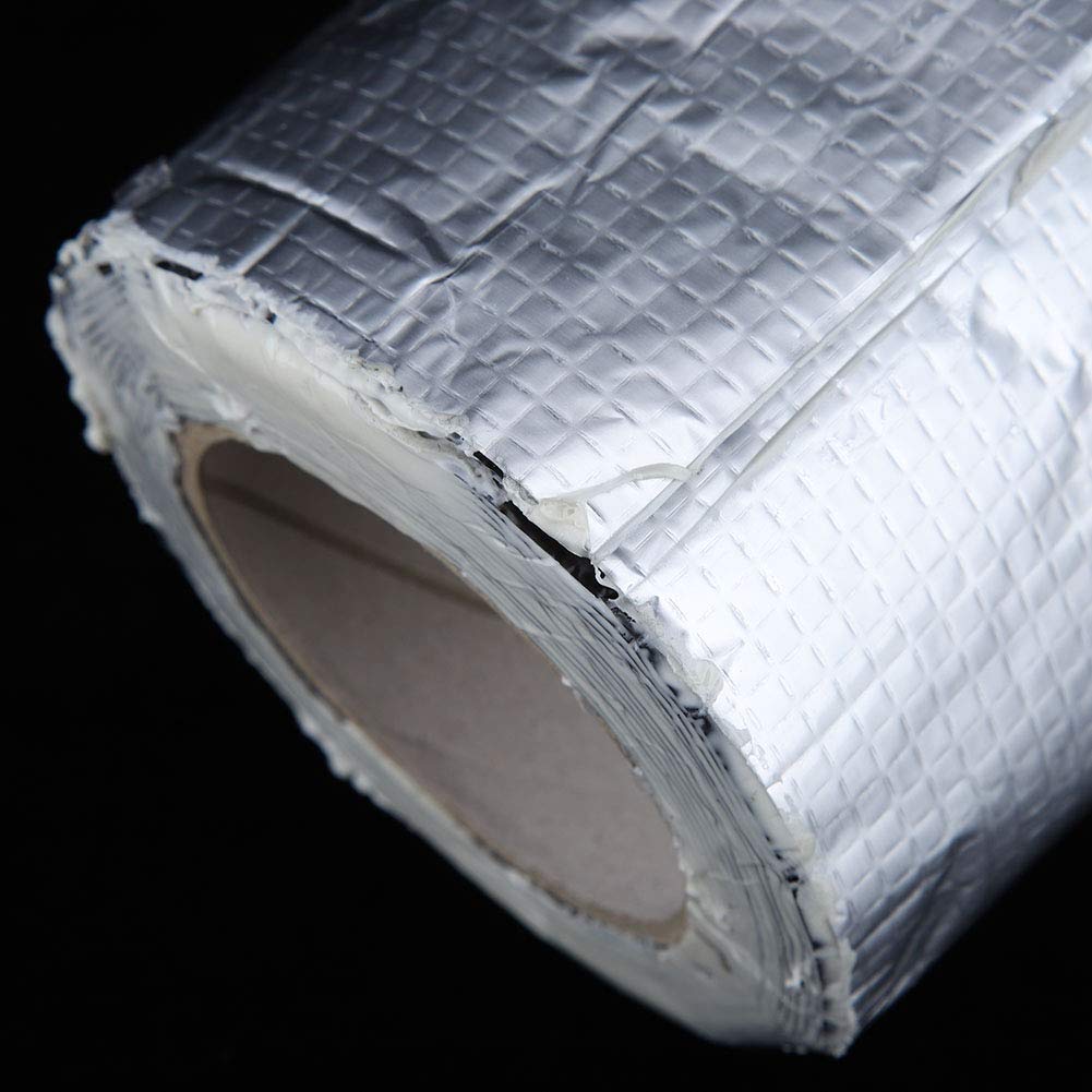 Cinta de reparación de techo, cinta de reparación de tubería impermeable multifuncional, cinta de sellado de cinta de calafateo de cocina, (0.047 in