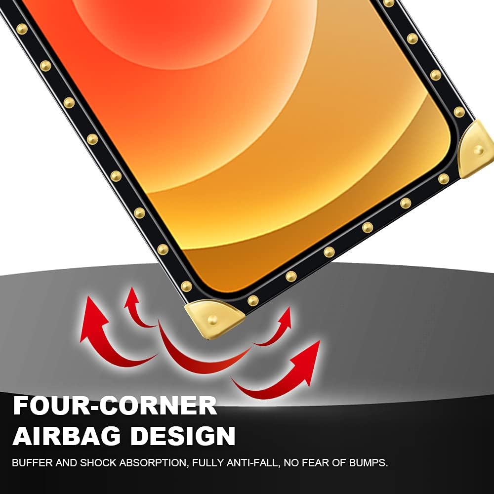 DAIZAG Funda compatible con Samsung Galaxy S23 Ultra, hermosa decoración de metal cuadrado de girasol, suave, delgada, antiarañazos, a prueba de