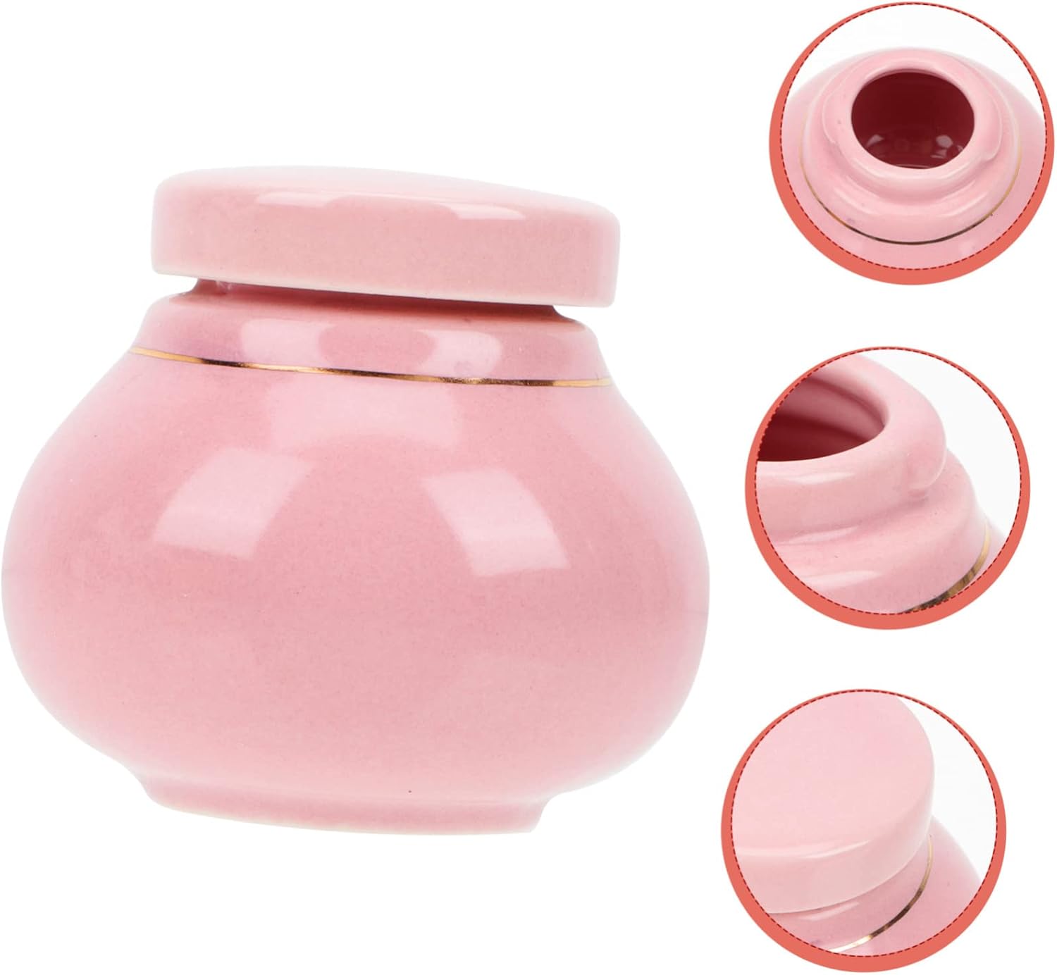 Botellas de almacenamiento, latas de almacenamiento de té, recipiente hermético de cocina, recipiente de cerámica para té, café, azúcar, velas, mini