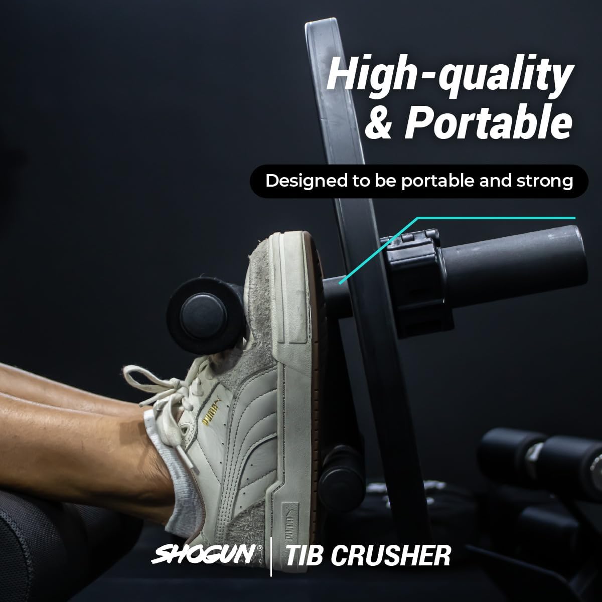 Shogun Tibialis Bar – Máquina de elevación de pantorrillas para entrenamiento de fuerza – Protege las pantorrillas, tobillos, espinillas y rodillas