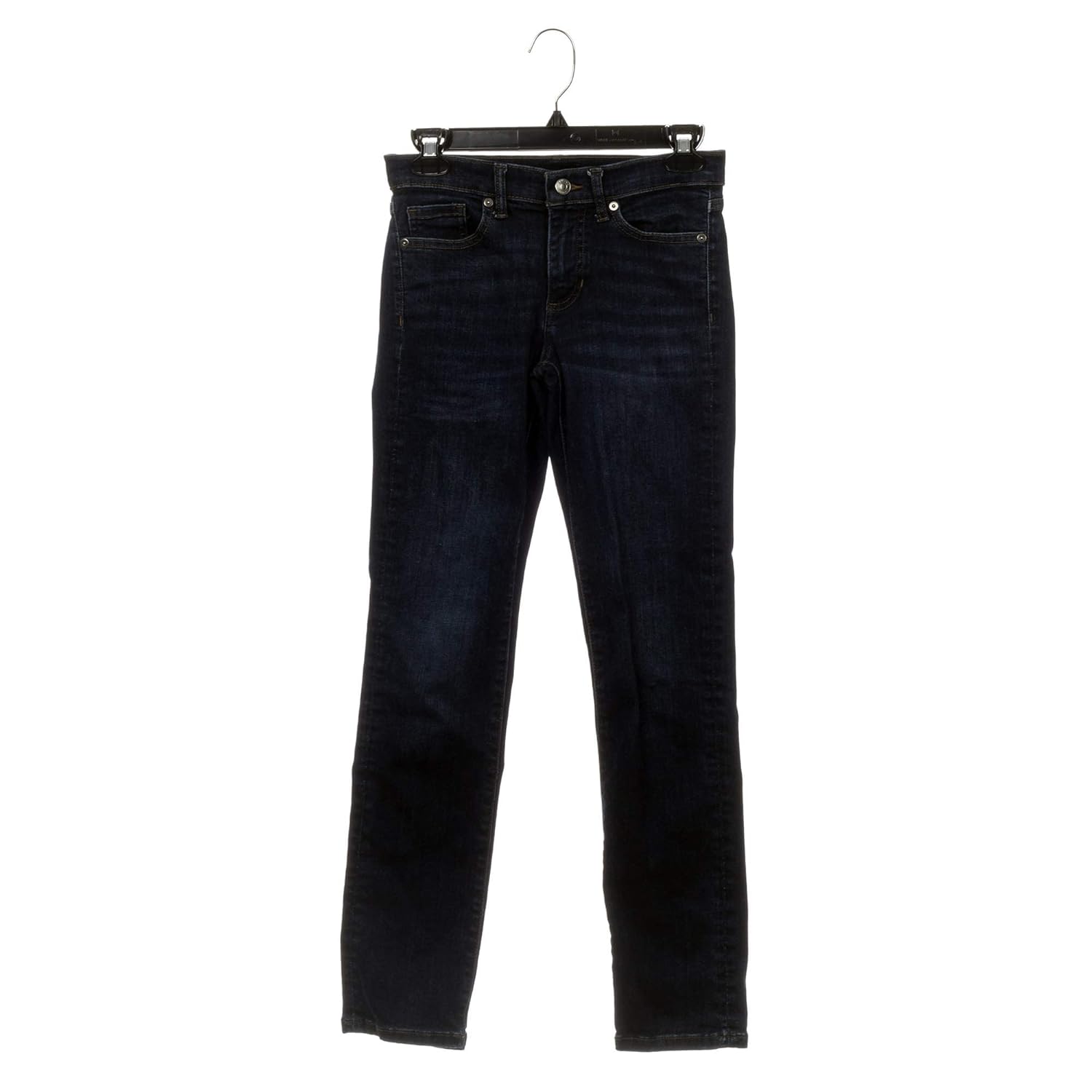 Mainetti 6012 – Ganchos de ropa de plástico negro con colgador giratorio de metal y pinzas antideslizantes de plástico resistentes, ideal para