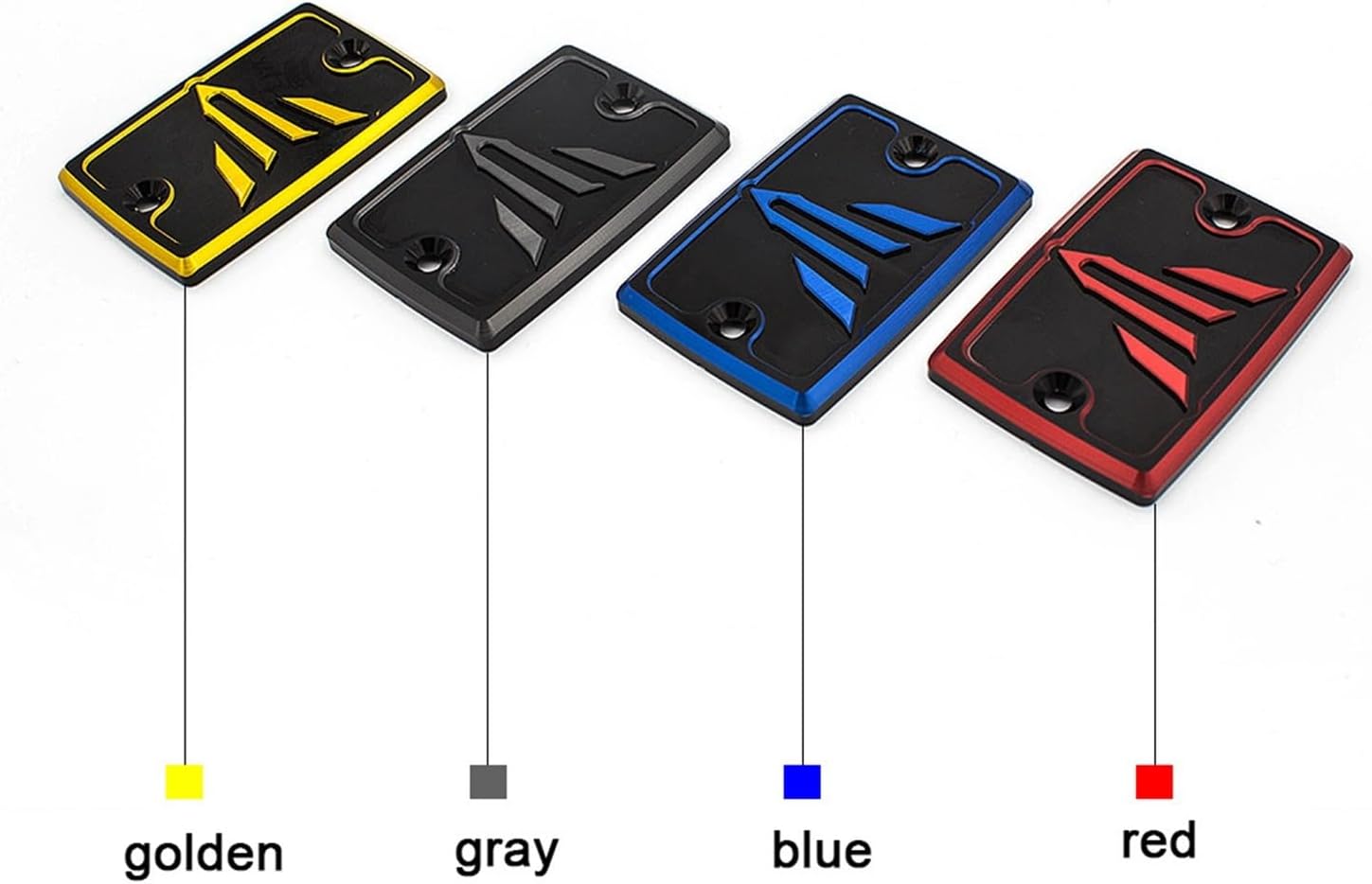 HAIR Aluminum Motorcycle CNC Brake Reservoir Tank Cover Cap For Yamaha MT07 MT-07 Tracer700 MT-09 MT09 Tracer900 2014-2020 2019 2018 (Color  Red)