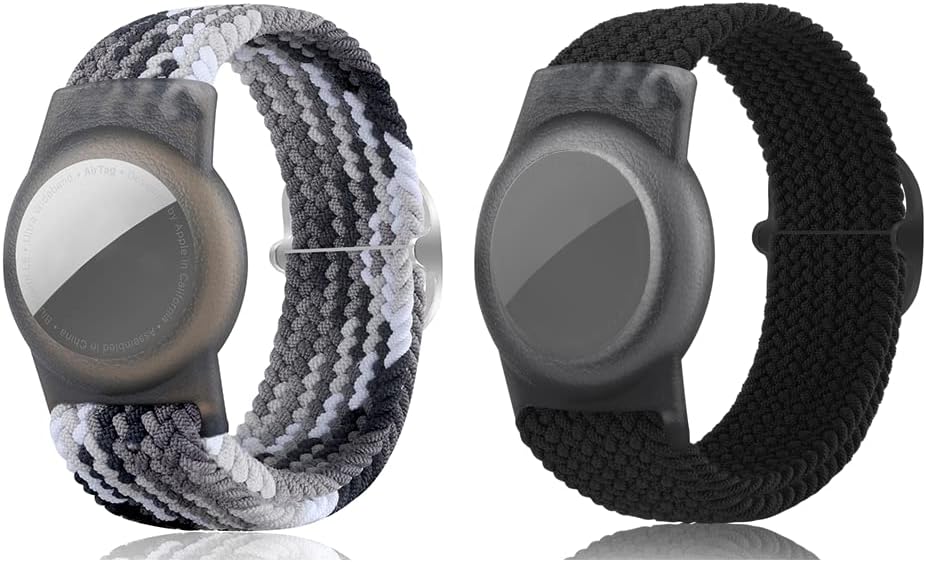 Yizhet Pulsera compatible con Airtag, pulsera ajustable para Airtag, correa de reloj Airtag suave para niños, adolescentes y ancianos