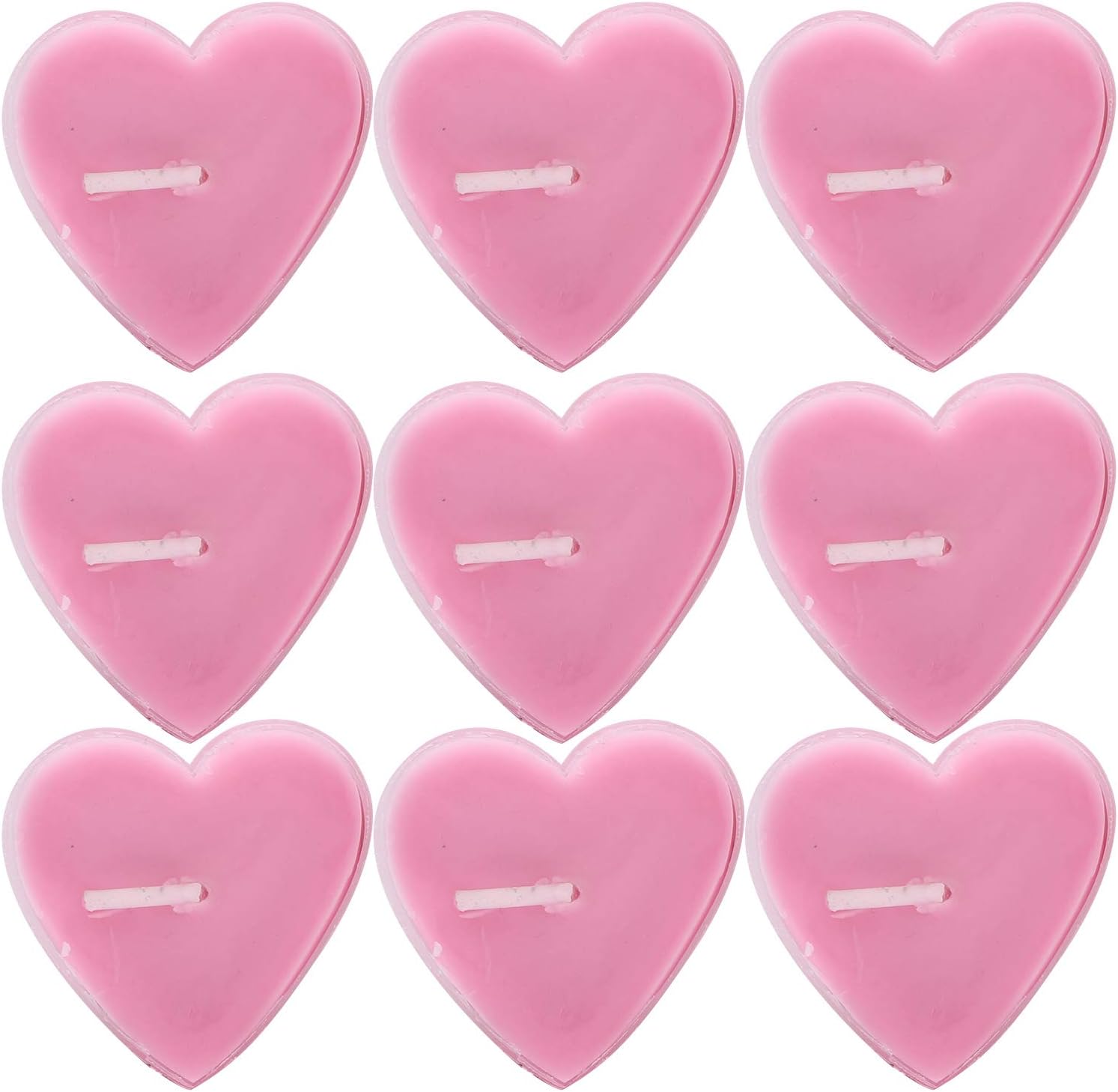 Velas en forma de corazón, adornos de velas de corazón, decoración de cumpleaños, velas creativas, cena romántica, mini faroles de cielo con