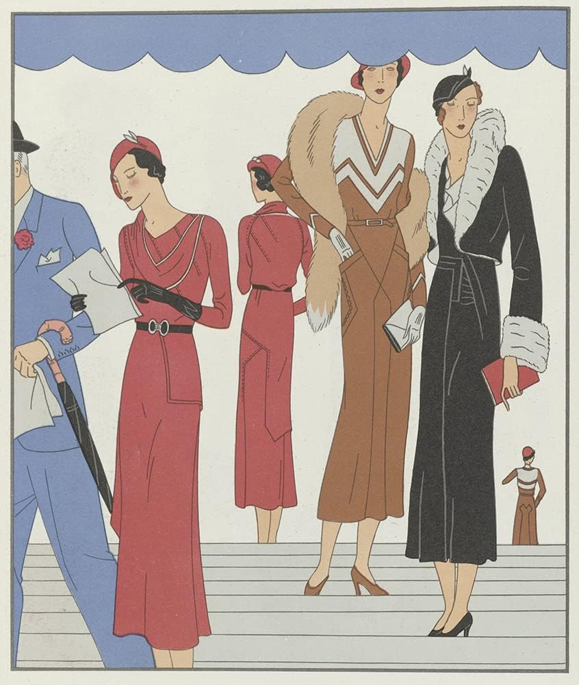 ArtDirect Art – Taste – Beauty, Female Elegance Sheets, November 1931, No. 135, 12th Year, P. 20 (1931) 16×19 UnFramed Museum Art Print Poster Ready