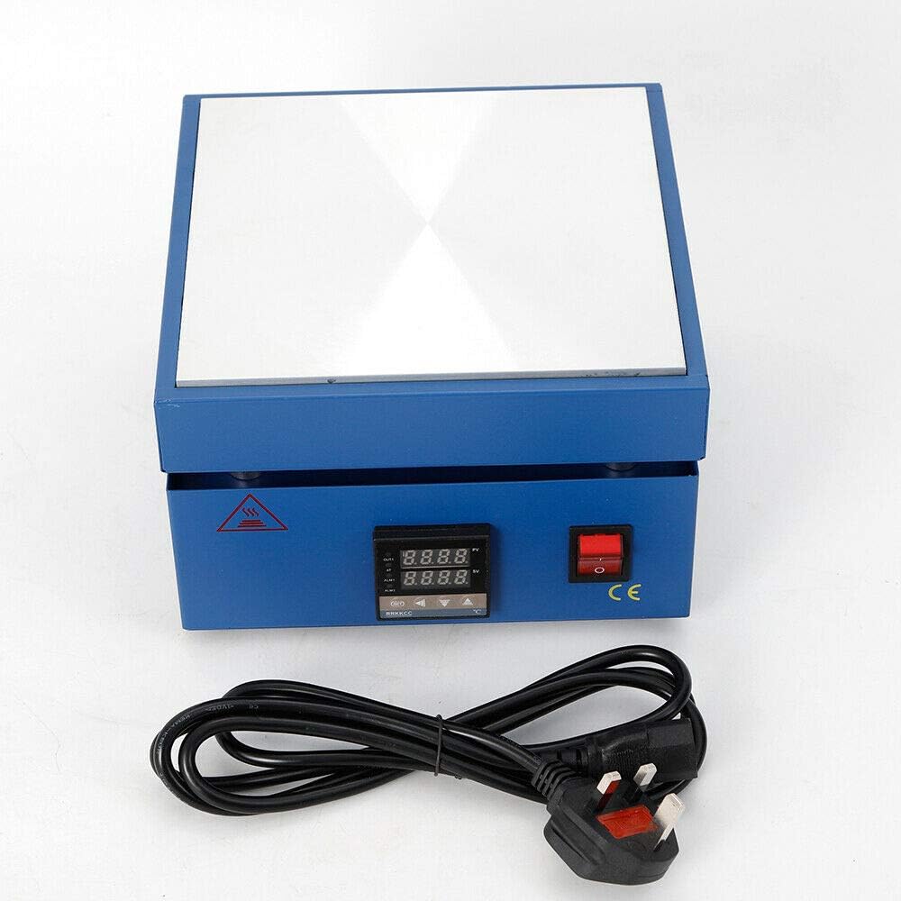 Microordenador LED placa caliente eléctrica precalentar soldadura estación de precalentamiento soldador placa caliente calentador laboratorio 110 V