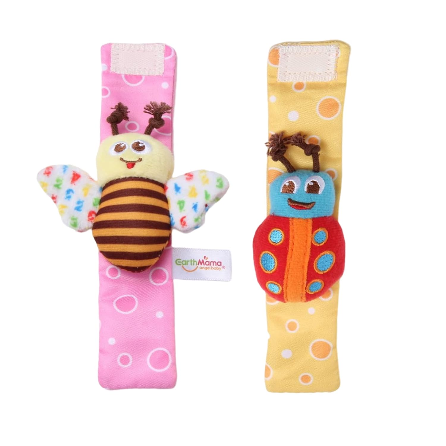PHREKUDA Juego de sonajeros de calcetín y muñeca para bebés, sonajeros rellenos de felpa para bebés, sonajeros para bebés, regalos para recién