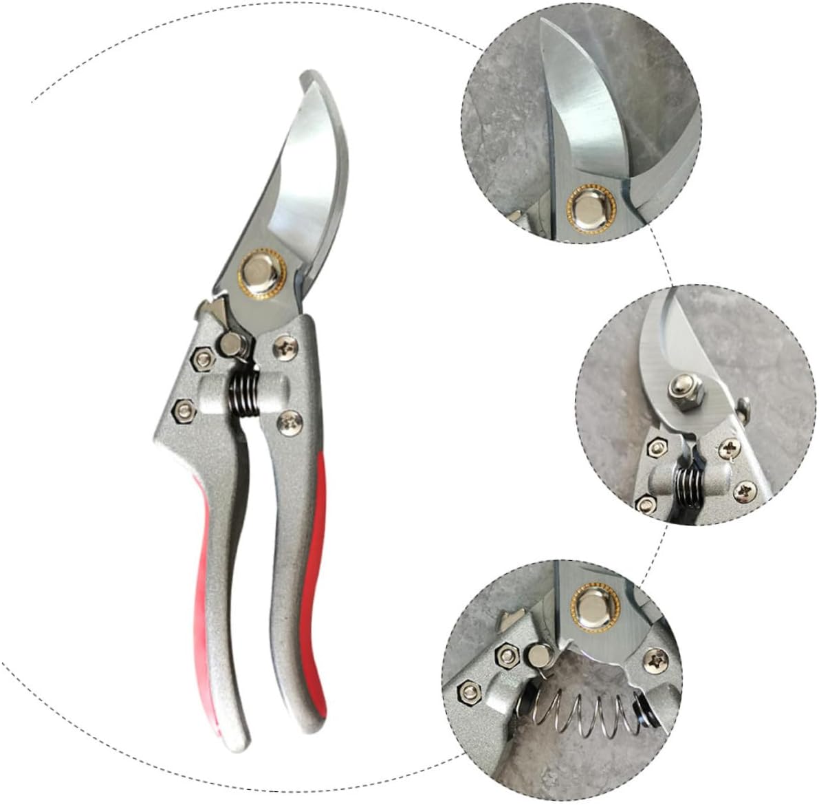 Yardwe Tijeras de podar para cortar árboles, podadoras manuales, podadoras manuales de jardín, tijeras de jardinería y jardinería, tijeras de corte