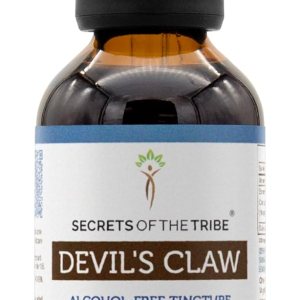 Secrets of the Tribe Devil’s Claw Tintura Extracto sin alcohol, gotas de hierbas de alta potencia, tintura hecha de garra del diablo Harpagophytum Secrets of the Tribe Devil’s Claw Tintura Extracto sin alcohol, gotas de hierbas de alta potencia, tintura hecha de garra del diablo Harpagophytum