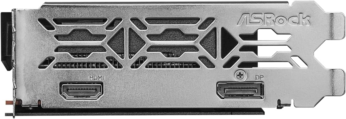 ASRock AMD Radeon RX 6500 XT Phantom Gaming D 4GB OC GDDR6 0dB Enfriamiento silencioso 18 Gbps 64-bit 7680 x 4320 Tarjeta gráfica Dual Fan HDMI