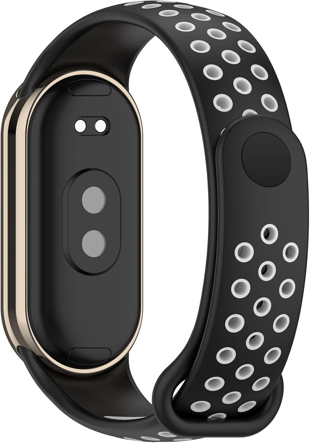 Disscool Muñequeras de repuesto compatibles con Xiaomi Band 8 Mi Band 8, correa de muñeca ajustable de silicona suave de 0.728 in con liberación