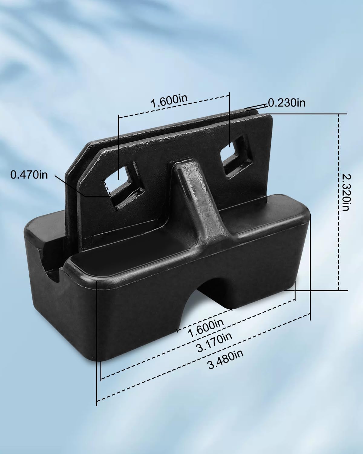 TIKSCIENCE Aislador de pestillo de capó de repuesto A17-13666-000 apto para Freightliner Columbia 2001 2002 2003 2004 2005 2006 2007 2008