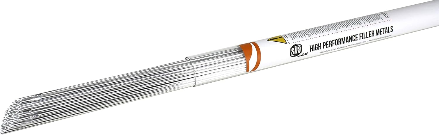 SÜA ER5356 – Barra de soldadura de aluminio TIG – 36 x 18 pulgadas (paquete de 2 libras)