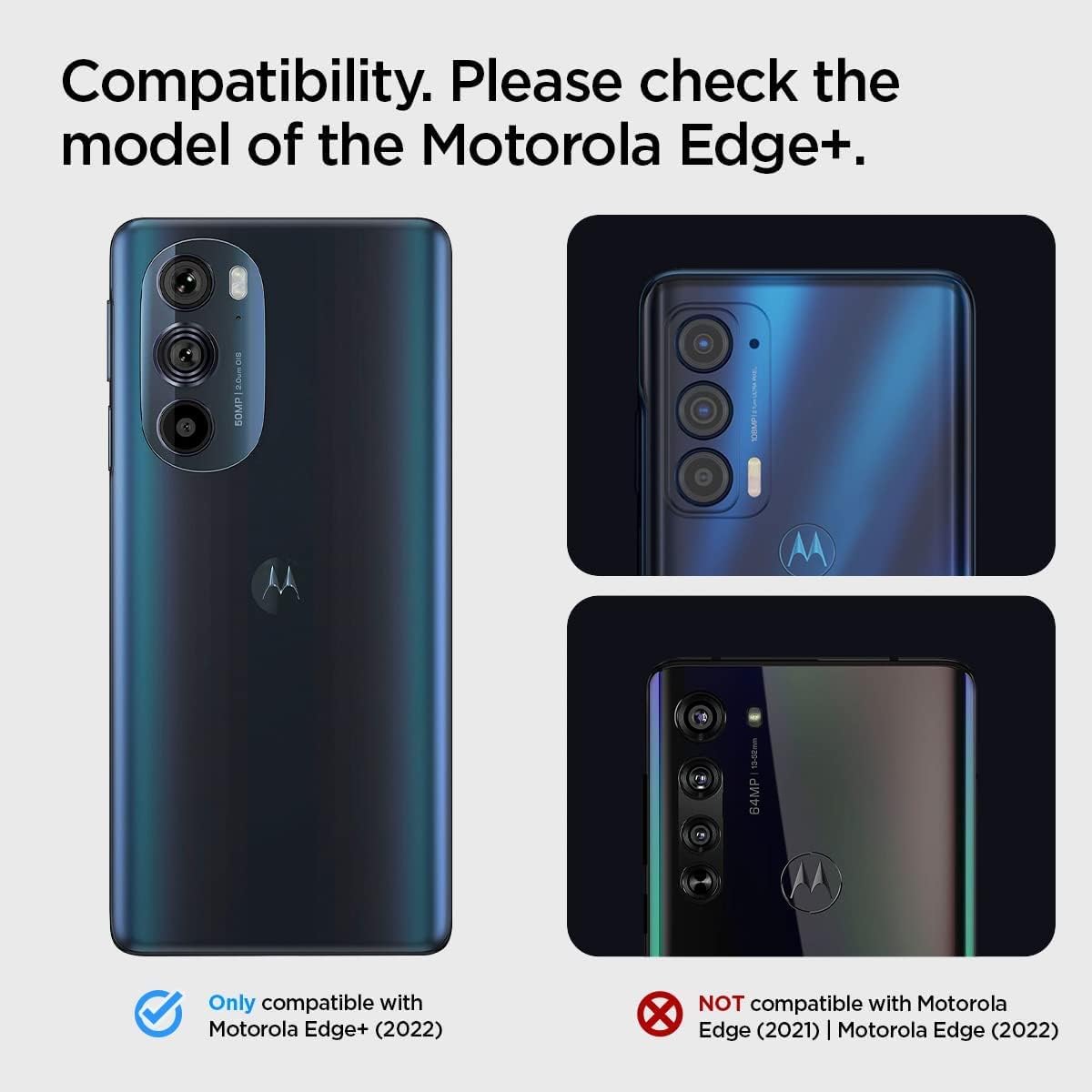 oakxco Funda para teléfono Moto Edge Plus 2022Edge Plus 5G UW 2022 de silicona líquida, bonita funda delgada de goma suave TPU lisa para mujeres y