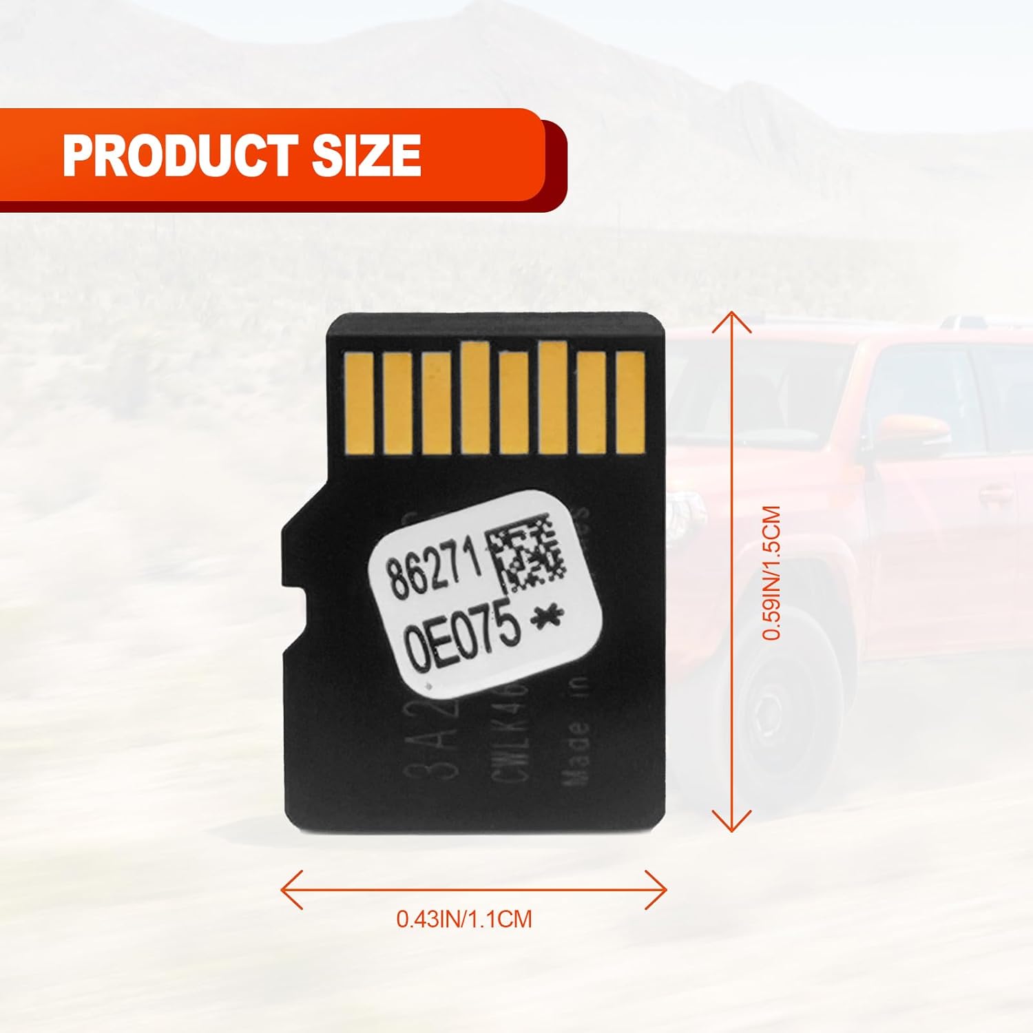 Tarjeta SD de navegación para automóvil actualizada 2023, 86271-0E075, tarjeta micro SD de mapas de Estados Unidos y Canadá para actualizar el