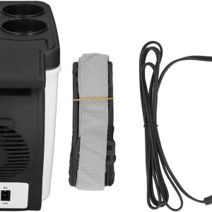 Mokernali Refrigerador de coche de 12 V, 37 W, refrigerador frío caliente portátil de 6 litros, refrigerador de doble propósito, refrigerador de Mokernali Refrigerador de coche de 12 V, 37 W, refrigerador frío caliente portátil de 6 litros, refrigerador de doble propósito, refrigerador de