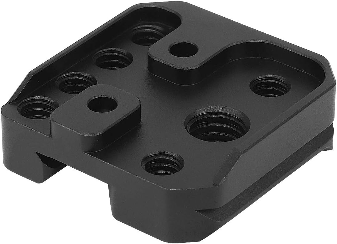Haoge ETD-RY Adaptador de soporte de montaje para placa de montaje DJI Ronin-S Ronin-SC Ronin S SC Estabilizador de cardán incorporado 14 “38”