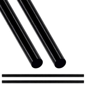 2 varillas de acero inoxidable 304 de 0.197 in x 14.016 in, varillas de metal redondas negras para eje de engranajes, fabricación de manualidades 2 varillas de acero inoxidable 304 de 0.197 in x 14.016 in, varillas de metal redondas negras para eje de engranajes, fabricación de manualidades