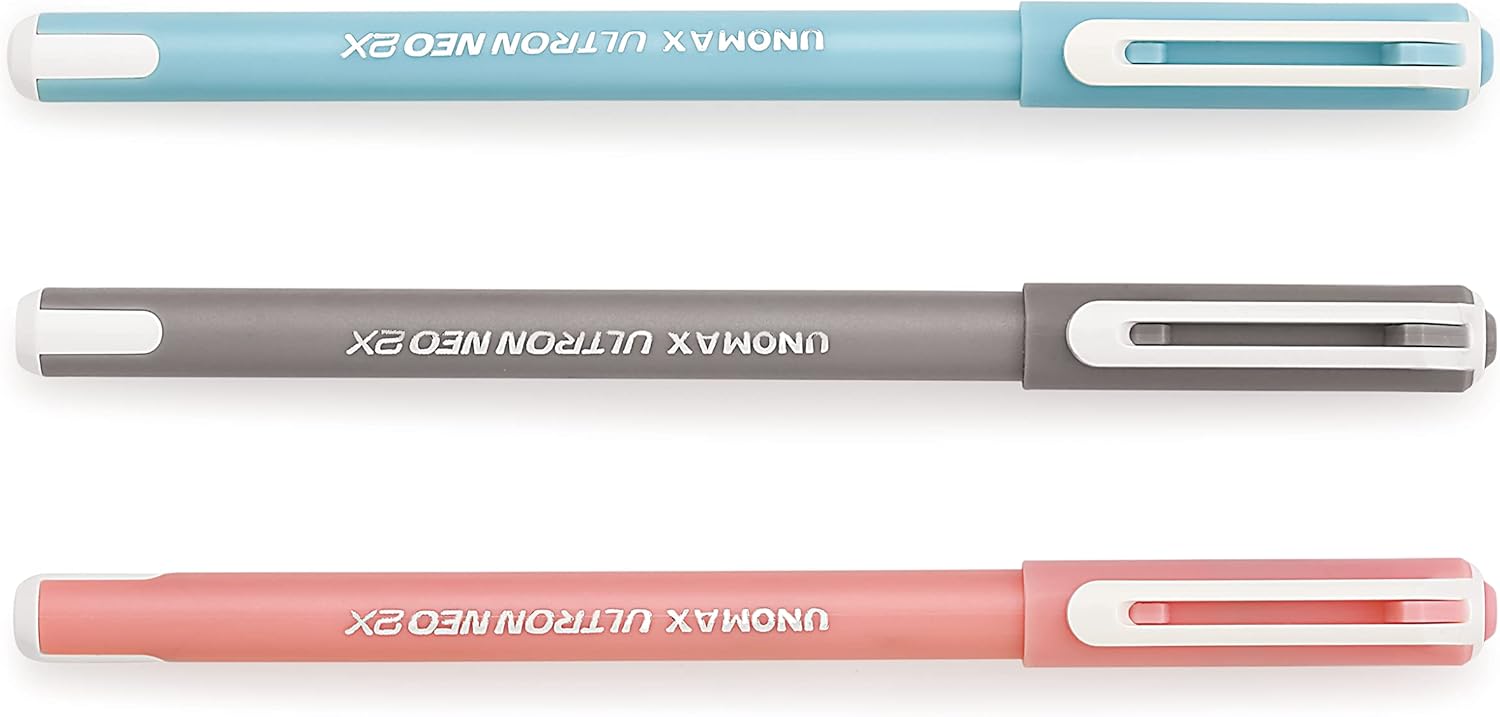 Unomax Ultron Neo 2X – Bolígrafo líquido, paquete de 50 (A2X)