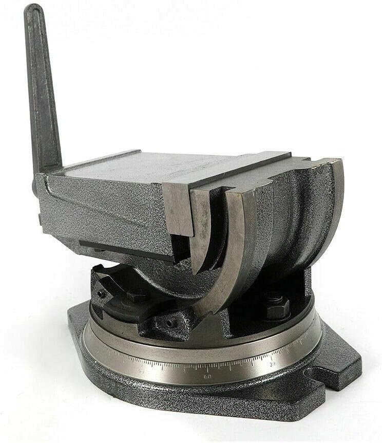 Tornillo de banco de ángulo de inclinación de 5 “con tornillo de banco de banco de inclinación de precisión con tornillo de fresado de base giratoria