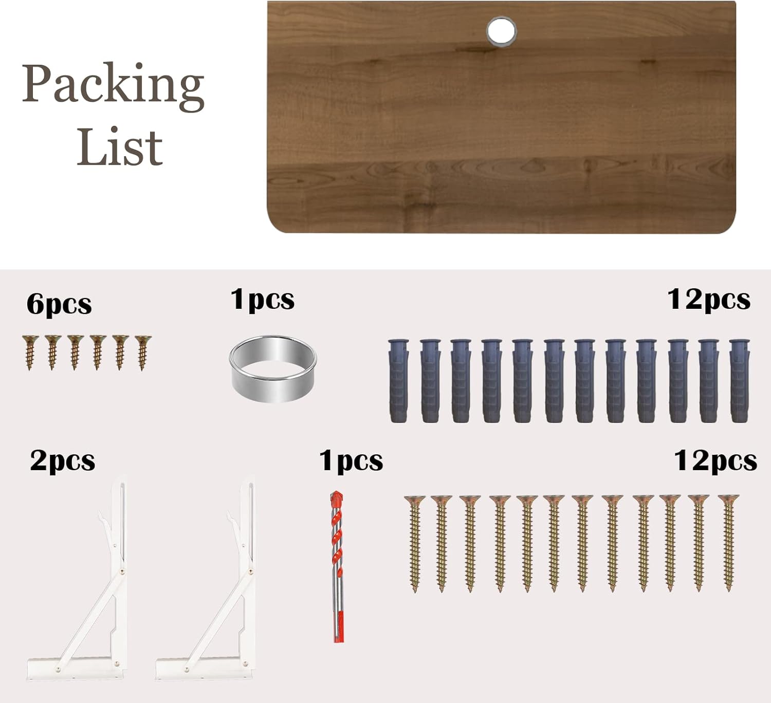 Pmnianhua Mesa plegable de 31 pulgadas para montar en la pared, escritorio de pared plegable, escritorio flotante para oficina en casa, espacio