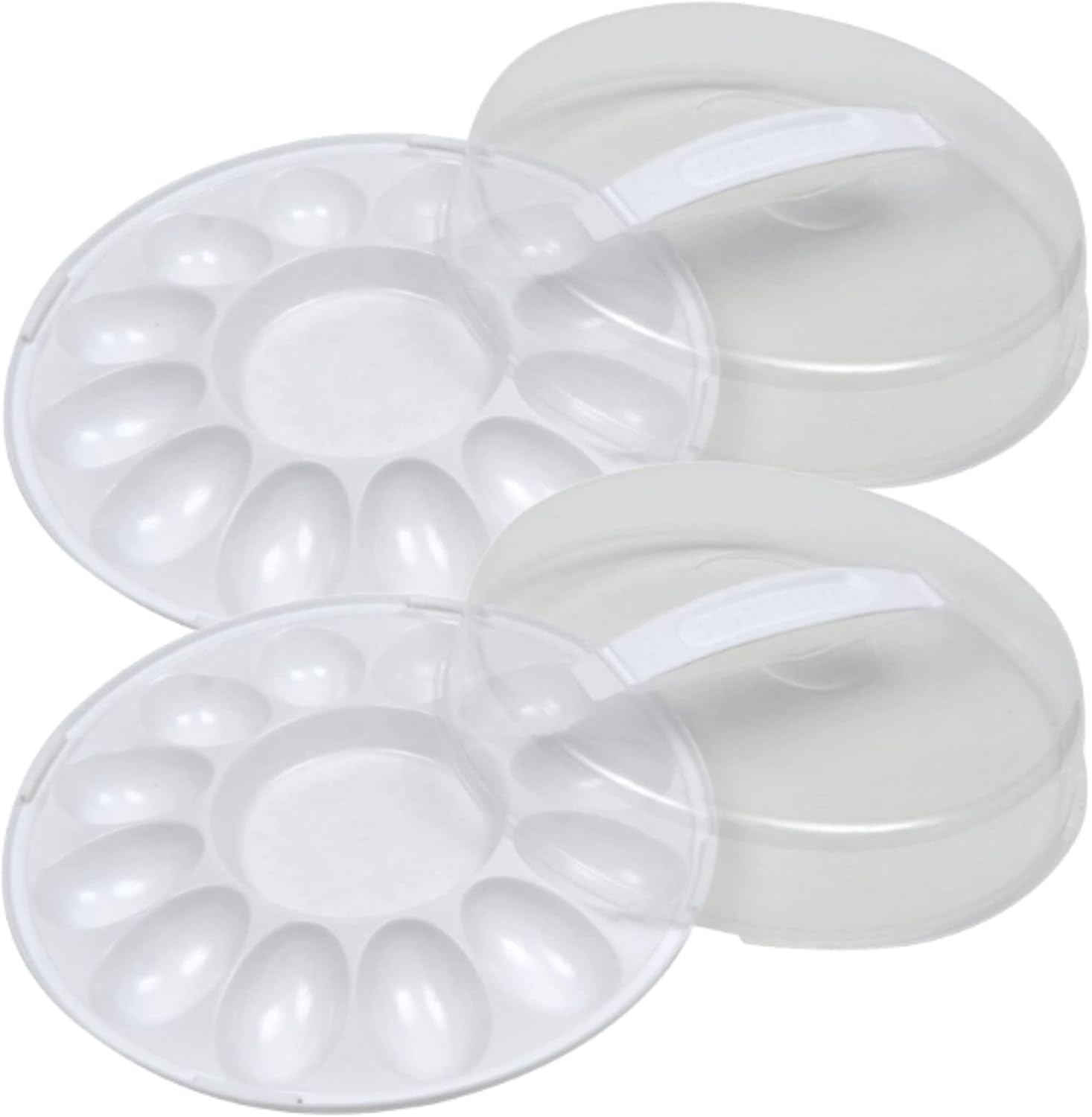 KRE Sure – Portador de huevos con tapa de 10.375 x 3.5 pulgadas, seguro para congelador, cocina, exterior, interior, cocina, cocina, día de San