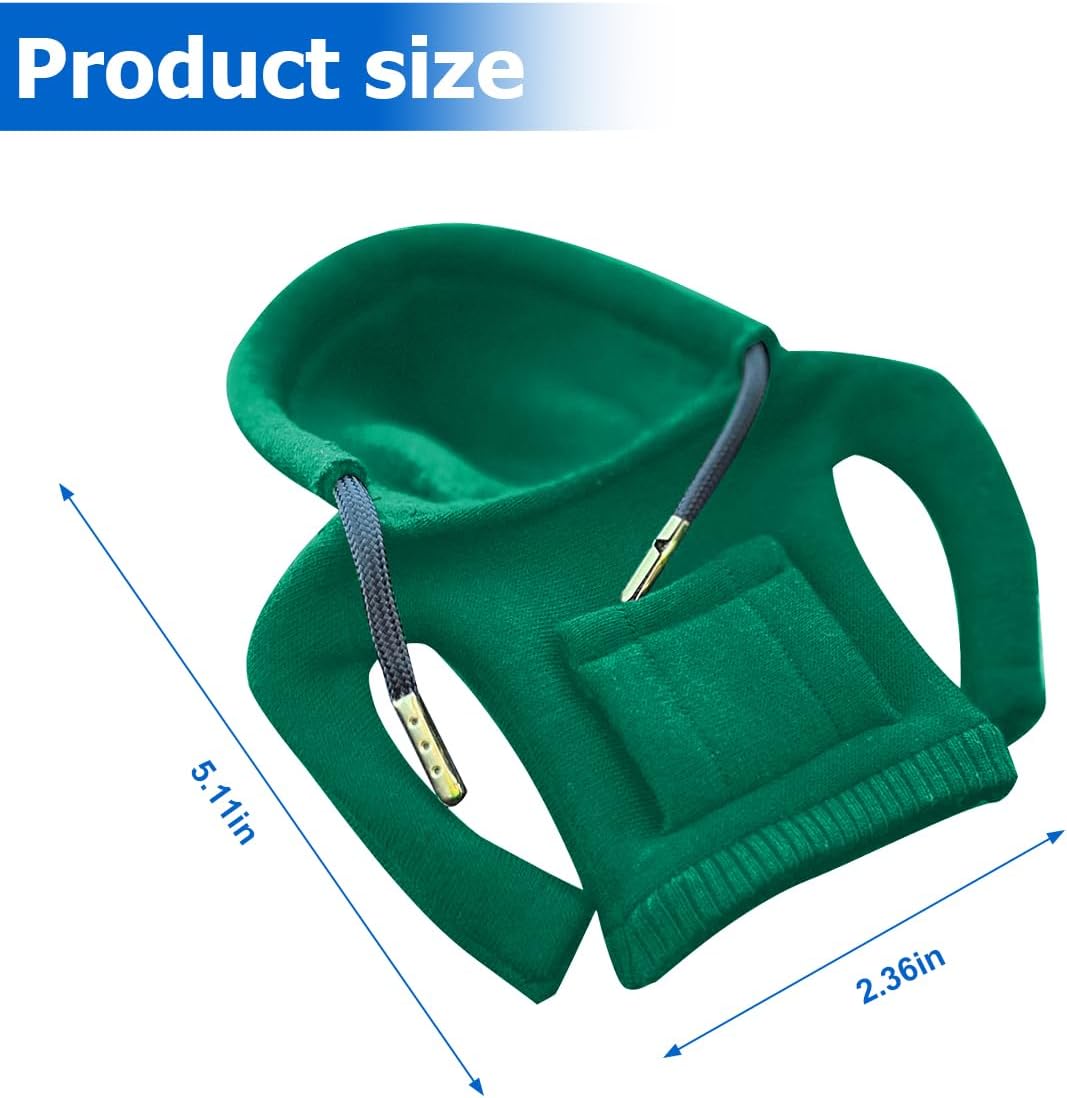Funda para pomo de palanca de cambios de automóvil, suéter de moda y diseño de camisa con capucha, bonitos accesorios interiores automotrices,