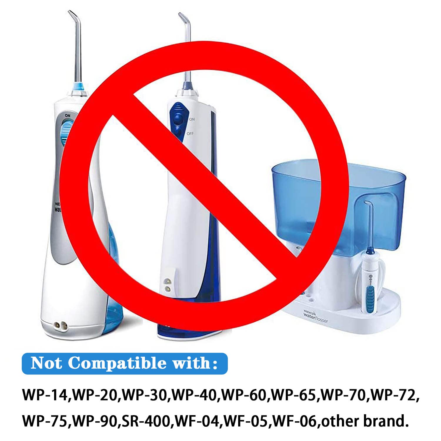 3 cabezales de repuesto para irrigadores orales Waterpik, puntas de repuesto para irrigadores orales Waterpik (azul, morado y verde)
