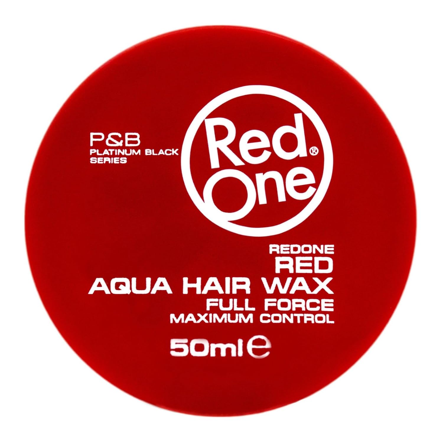 Redone Hair Styling Aqua Wax Red 1.7 fl oz – 1.69 Fl Oz-Tamaño de viaje  Control de bordes  Cera de gel para el cabello  Ultra Hold  Aroma de fresa