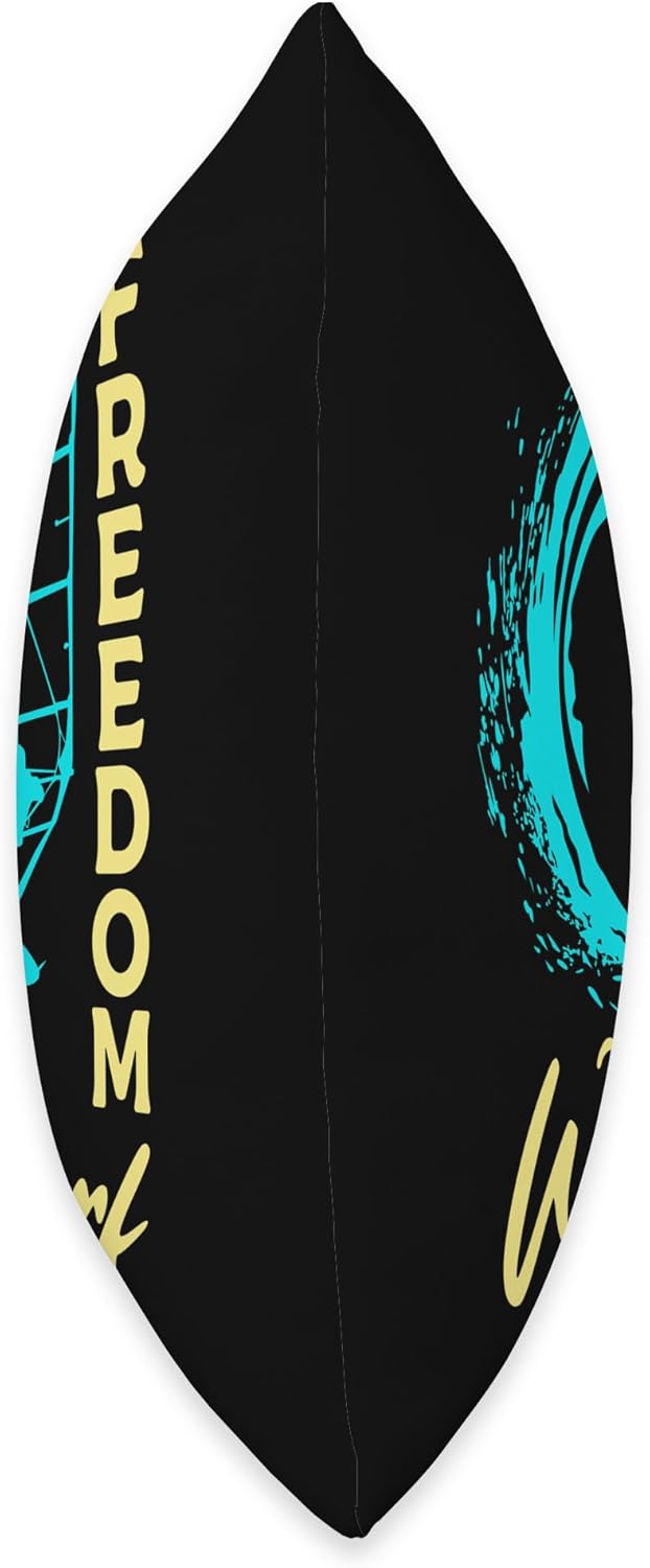 Freedom Sailboard Windsurfer Throw Pillow, 18×18, Multicolor