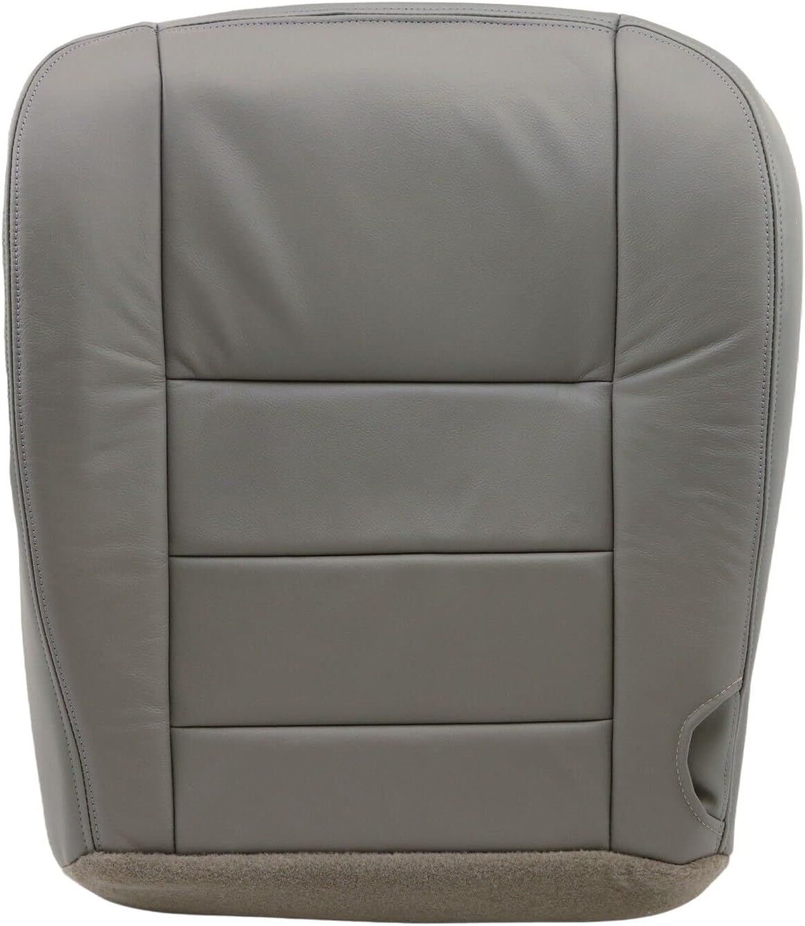 2002 03 04 05 06 07 para Ford F250 F-350 Lariat Cubierta de asiento inferior gris todo vinilo