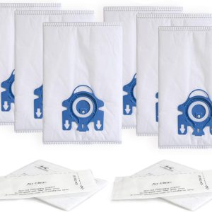 Bolsas de repuesto Airclean GN 3D compatibles con aspiradora Miele Classic C1, Complete C1, Complete C2, Complete C3, S227S240, S270, S400, S2, S5, Bolsas de repuesto Airclean GN 3D compatibles con aspiradora Miele Classic C1, Complete C1, Complete C2, Complete C3, S227S240, S270, S400, S2, S5,
