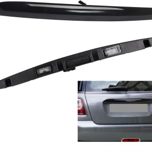 DOCAS Manija de escotilla trasera del maletero con lámpara, tapa negra para portón trasero, manija de liberación de la puerta trasera compatible con DOCAS Manija de escotilla trasera del maletero con lámpara, tapa negra para portón trasero, manija de liberación de la puerta trasera compatible con