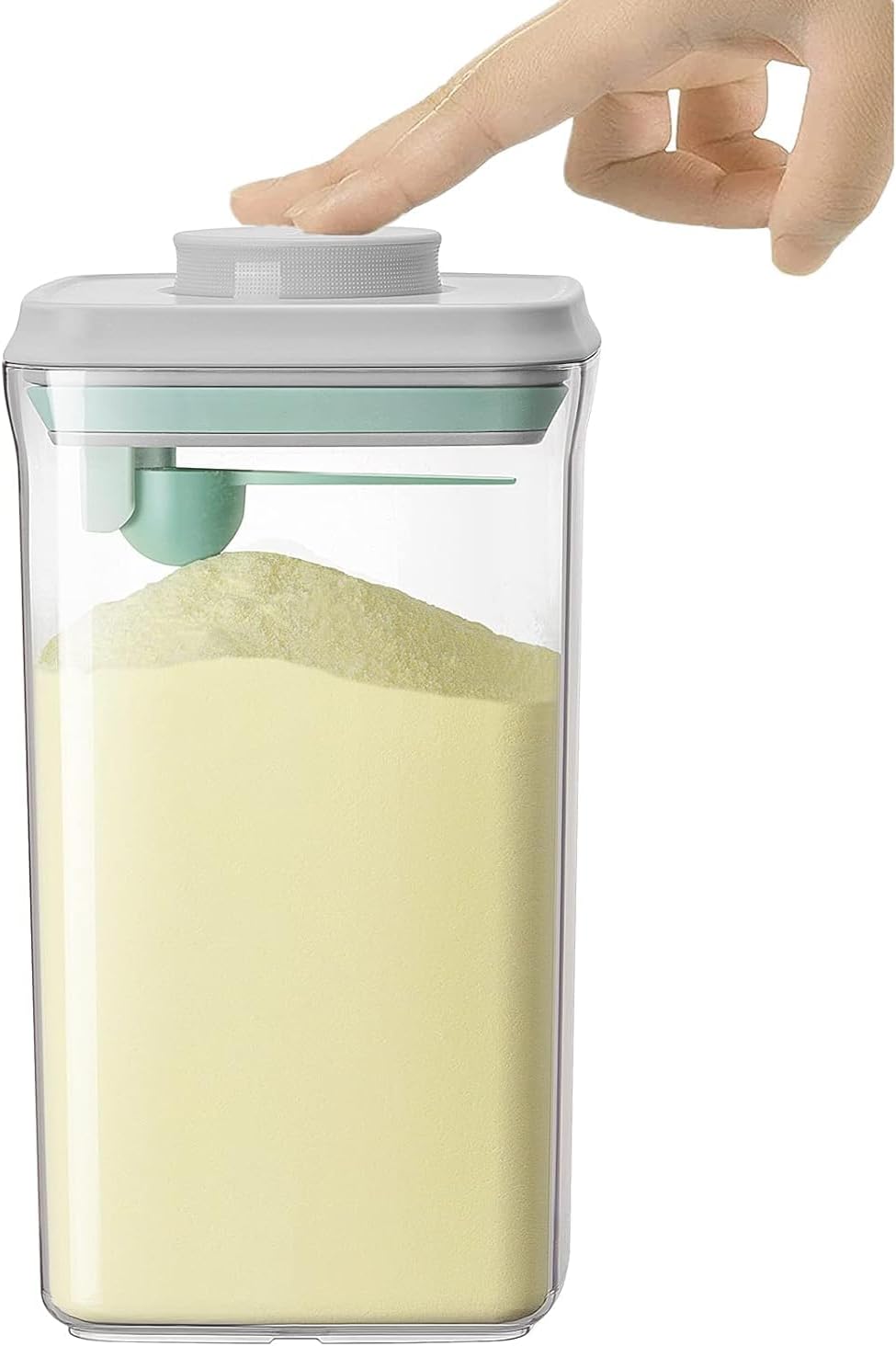 Recipiente hermético para almacenamiento de alimentos, dispensador de fórmula con cuchara, contenedor de leche en polvo sin BPA para viajes en casa,