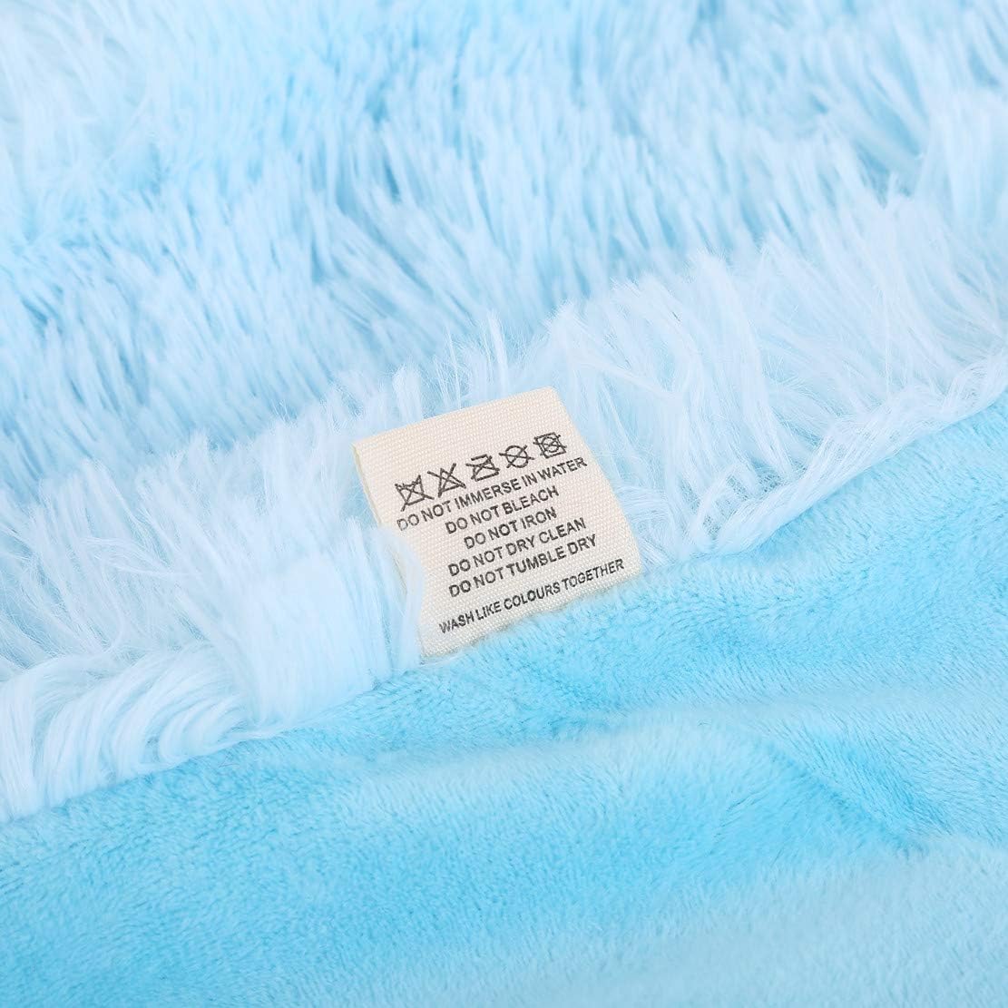 MYRU – Manta de felpa súper suave para sofá, manta cálida peluda, manta de sofá cálida para invierno