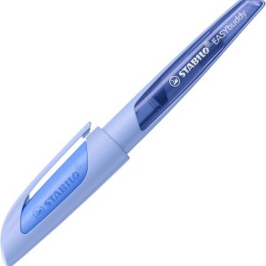 Stabilo EASYbuddy – Pluma estilográfica escolar pastel con punta zurda en azul nube, color tinta (borrable), bolígrafo individual, incluye cartucho Stabilo EASYbuddy – Pluma estilográfica escolar pastel con punta zurda en azul nube, color tinta (borrable), bolígrafo individual, incluye cartucho
