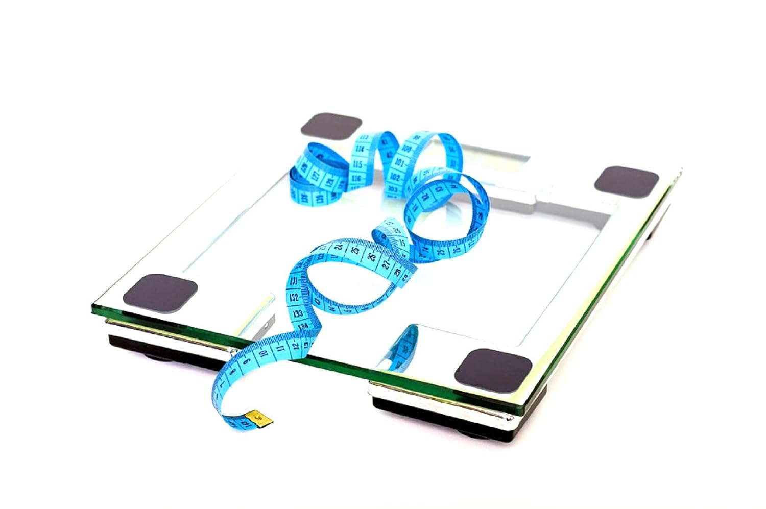 GDMINLO Paquete de 4 cintas métricas suaves de doble escala para coser cuerpo, regla flexible para pérdida de peso, medición corporal médica, regla